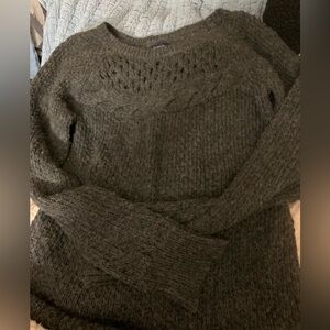 American Eagle Outfitters Dark Gray Sweater